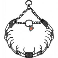 5013501057 ULTRA-PLUS Training Collar with Center-Plate and Assembly Chain - Stainless steel black