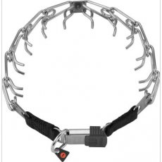 ULTRA-PLUS Training Collar with Center-Plate and ClicLock - Stainless steel